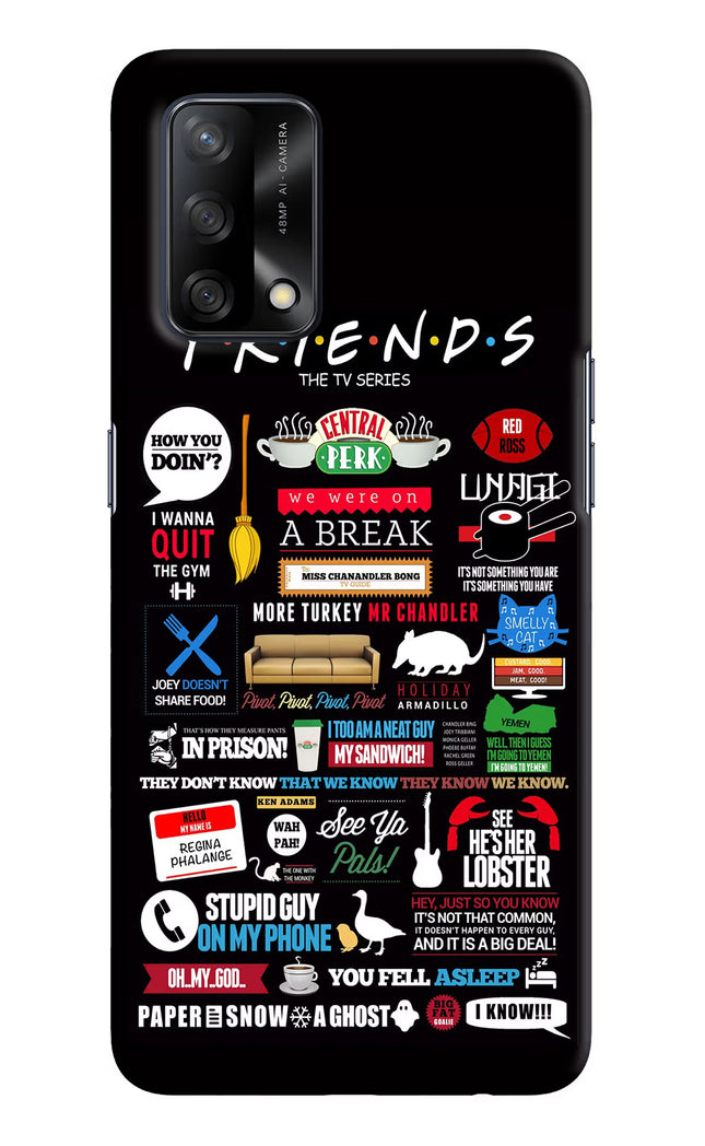 FRIENDS Oppo F19/F19s Hard Case Back Cover by Casekaro