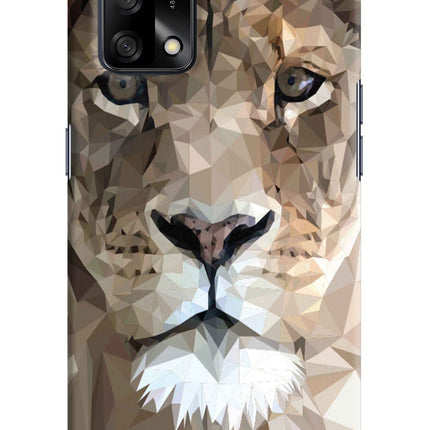 Lion Art Oppo F19/F19s Hard Case Back Cover by Casekaro