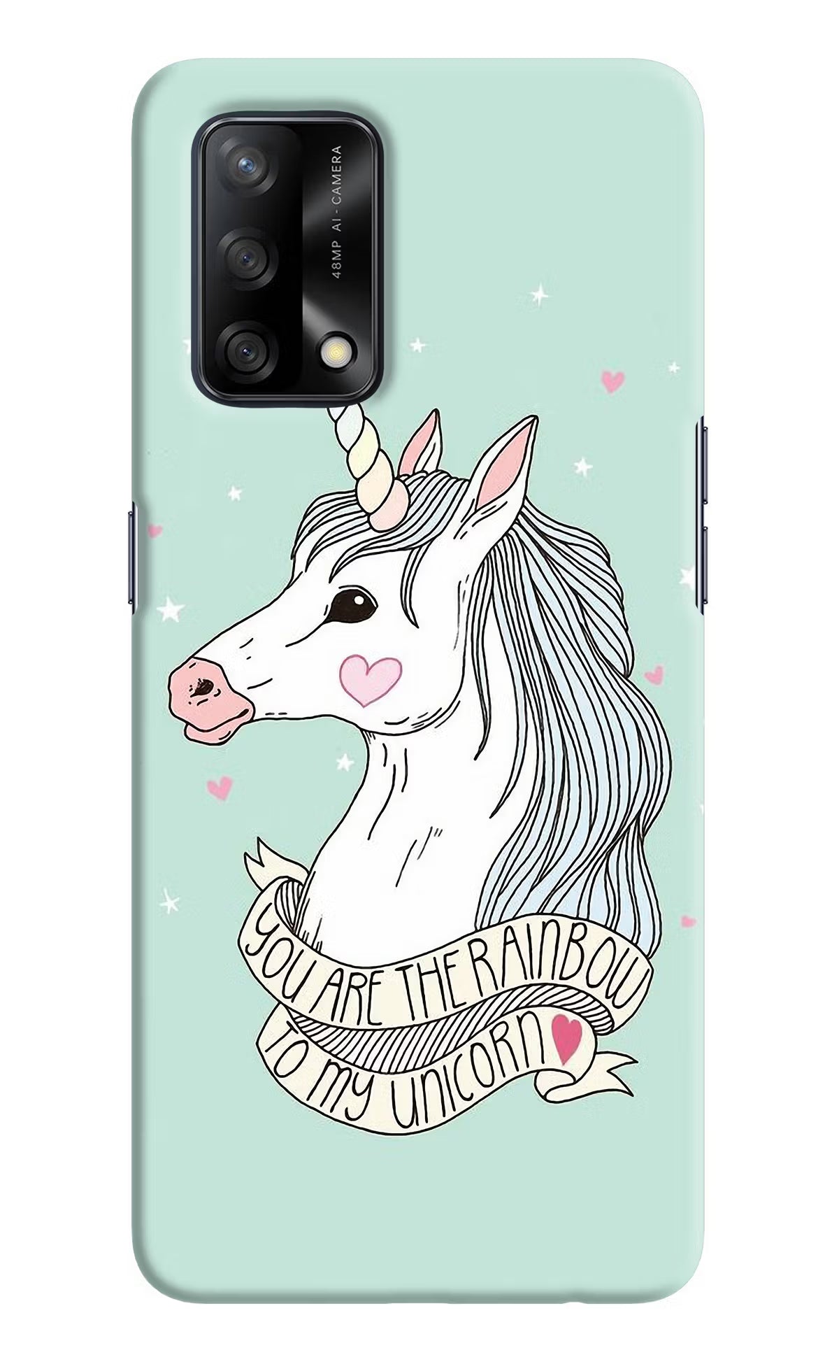 Unicorn Wallpaper Oppo F19/F19s Hard Case Back Cover by Casekaro