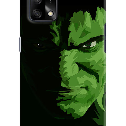 HULK Oppo F19/F19s Hard Case Back Cover by Casekaro