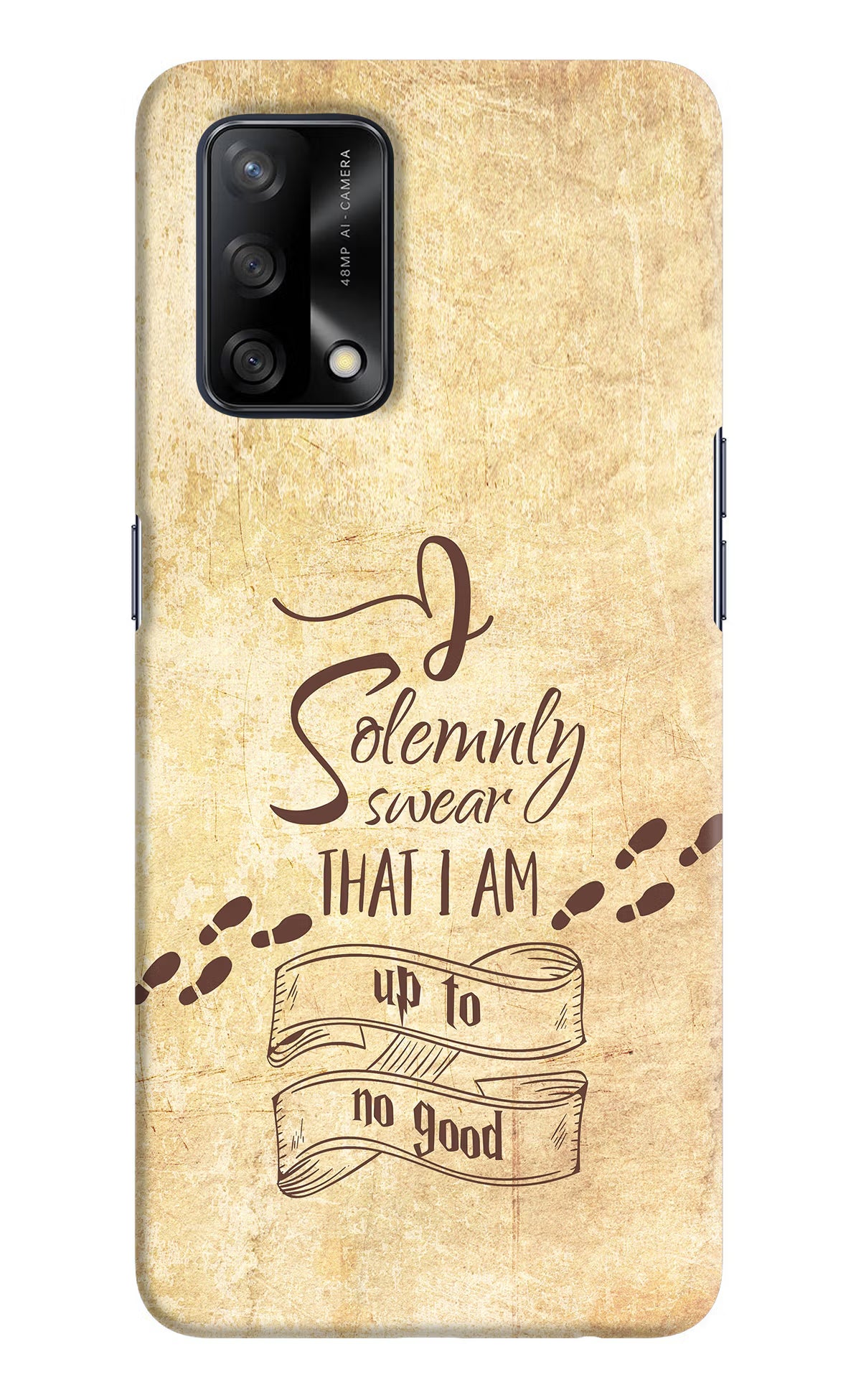 I Solemnly swear that i up to no good Oppo F19/F19s Hard Case Back Cover by Casekaro