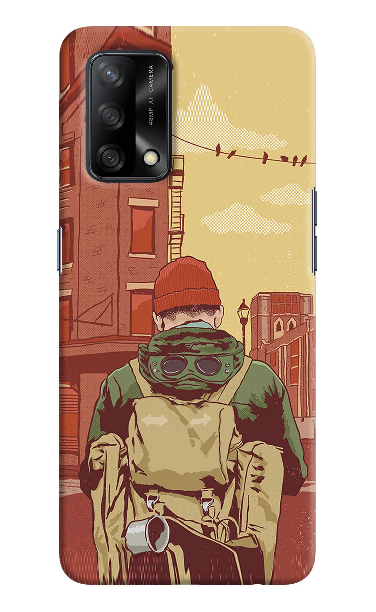 Adventurous Oppo F19/F19s Hard Case Back Cover by Casekaro