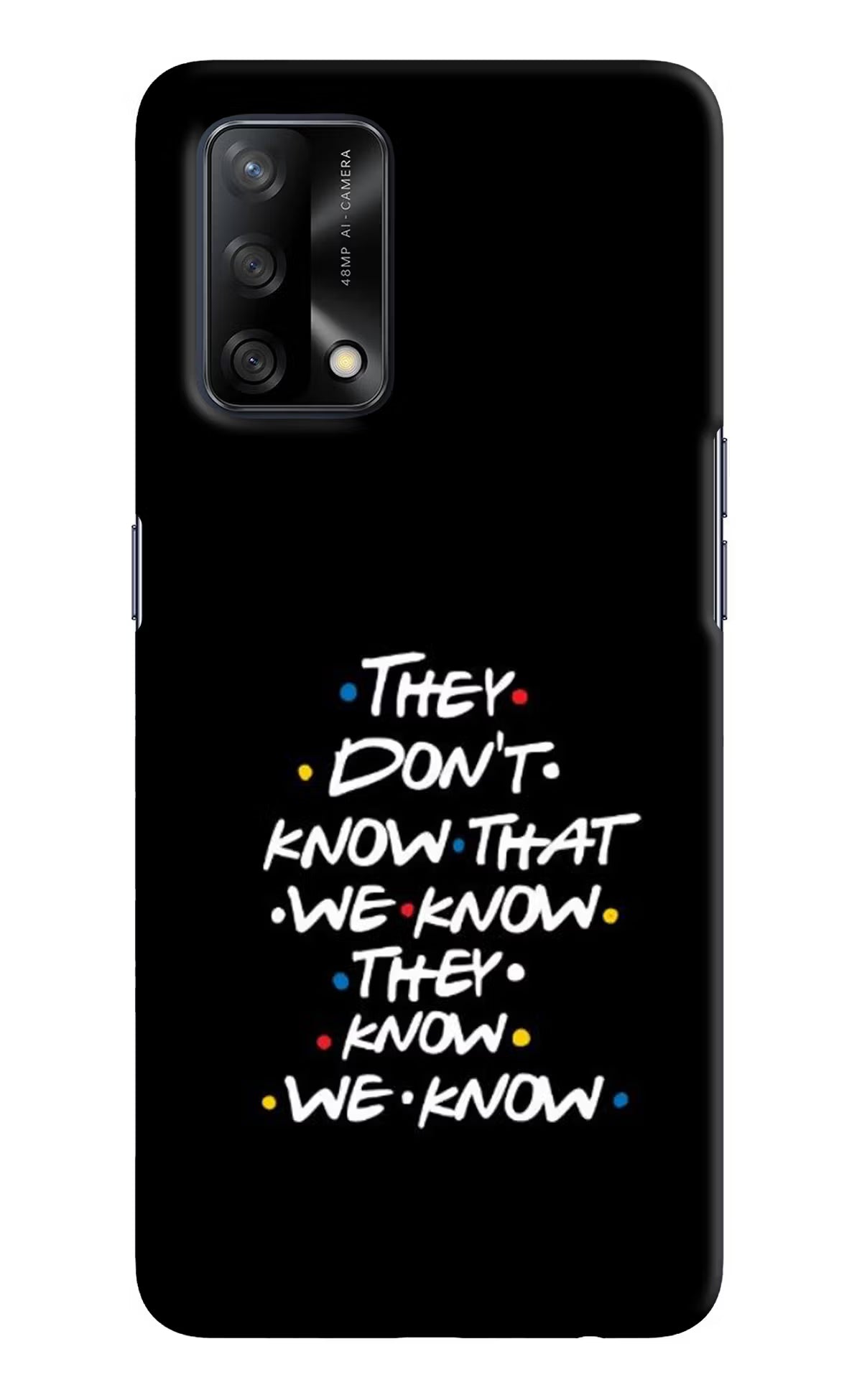 FRIENDS Dialogue Oppo F19/F19s Hard Case Back Cover by Casekaro