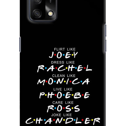 FRIENDS Character Oppo F19/F19s Hard Case Back Cover by Casekaro