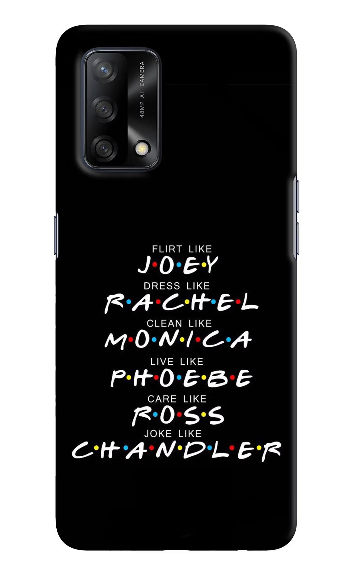 FRIENDS Character Oppo F19/F19s Hard Case Back Cover by Casekaro