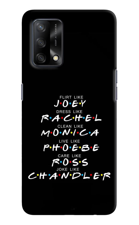 FRIENDS Character Oppo F19/F19s Hard Case Back Cover by Casekaro