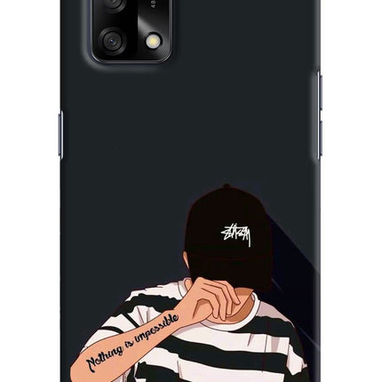 Aesthetic Boy Oppo F19/F19s Hard Case Back Cover by Casekaro