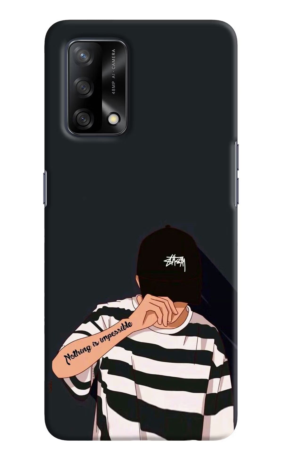 Aesthetic Boy Oppo F19/F19s Hard Case Back Cover by Casekaro