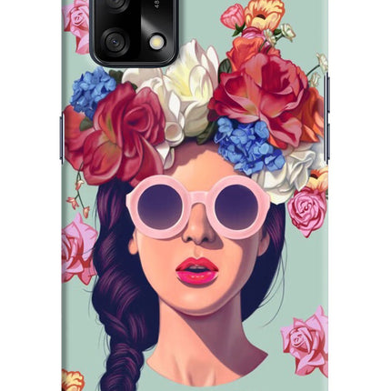 Pretty Girl Oppo F19/F19s Hard Case Back Cover by Casekaro