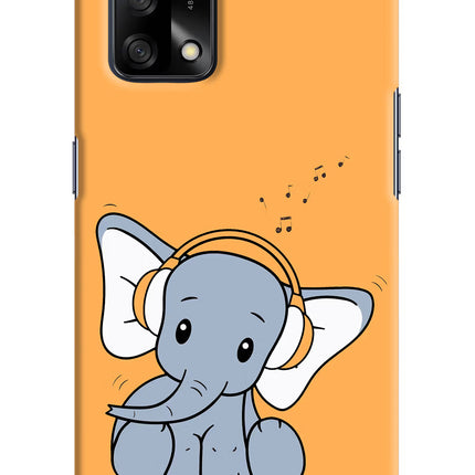 High On Music Oppo F19/F19s Hard Case Back Cover by Casekaro