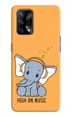 High On Music Oppo F19/F19s Hard Case Back Cover by Casekaro