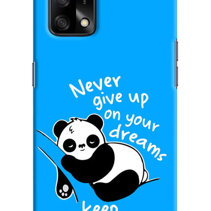 Keep Sleeping Oppo F19/F19s Hard Case Back Cover by Casekaro