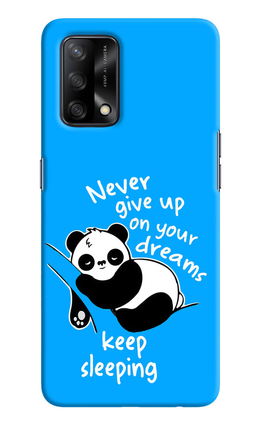 Keep Sleeping Oppo F19/F19s Hard Case Back Cover by Casekaro