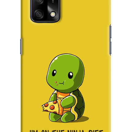 I'm on Ninja Diet Oppo F19/F19s Hard Case Back Cover by Casekaro