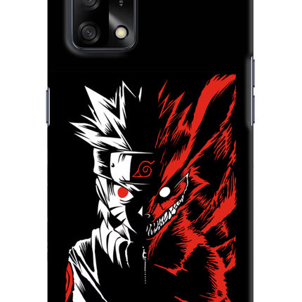 Naruto Two Face Oppo F19/F19s Hard Case Back Cover by Casekaro