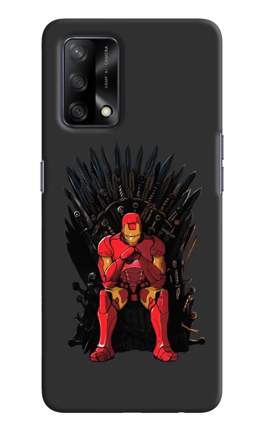 Ironman Throne Oppo F19/F19s Back Cover, Hard case
