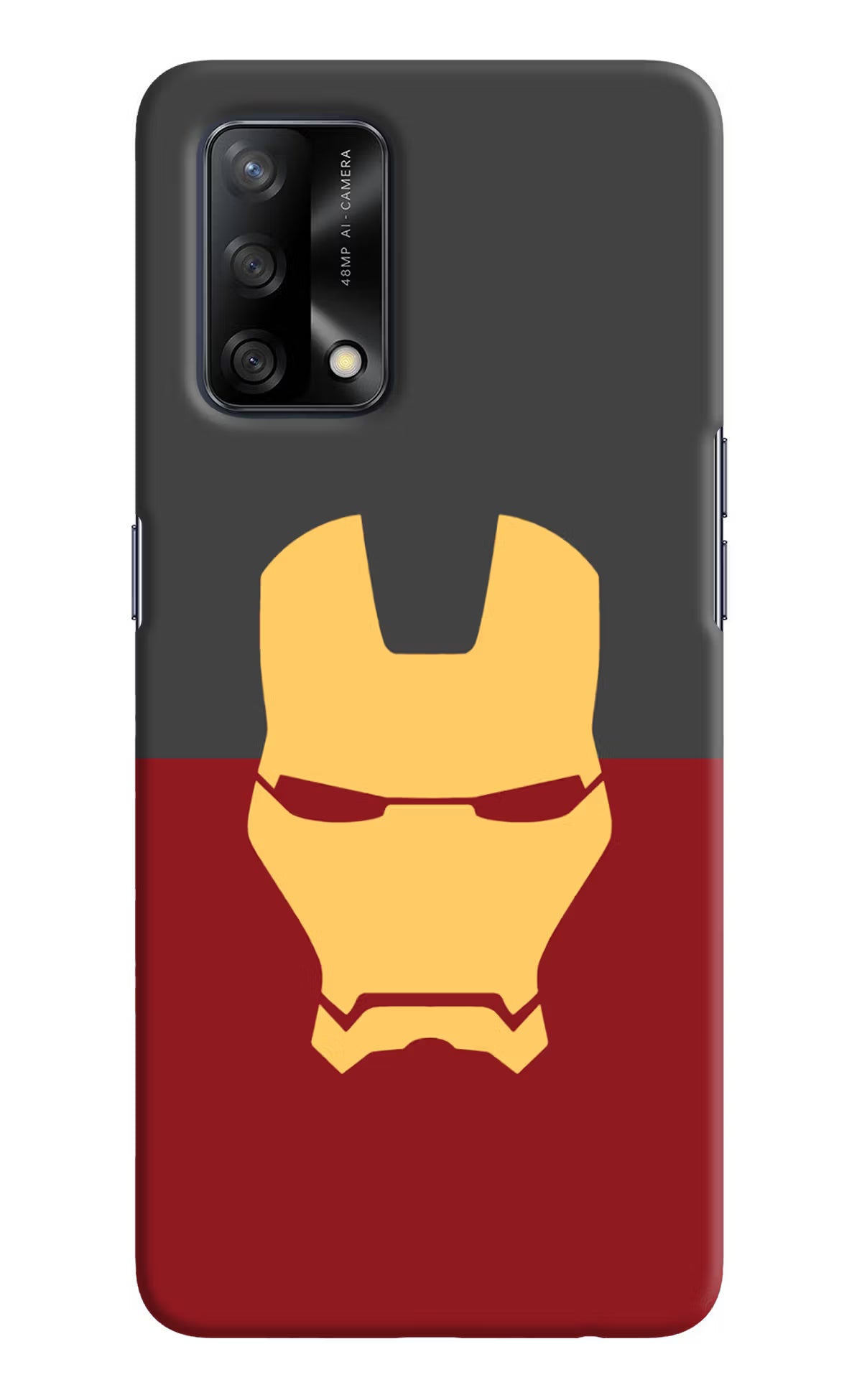 Ironman Oppo F19/F19s Hard Case Back Cover by Casekaro