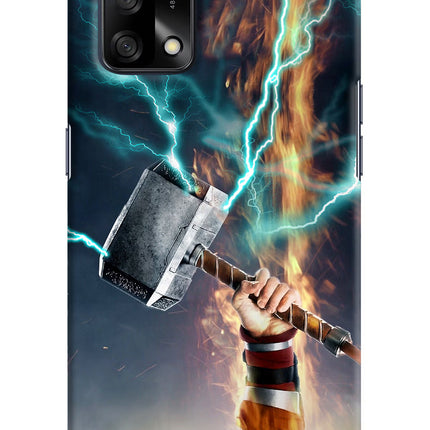 Thor Hammer Mjolnir Oppo F19/F19s Hard Case Back Cover by Casekaro