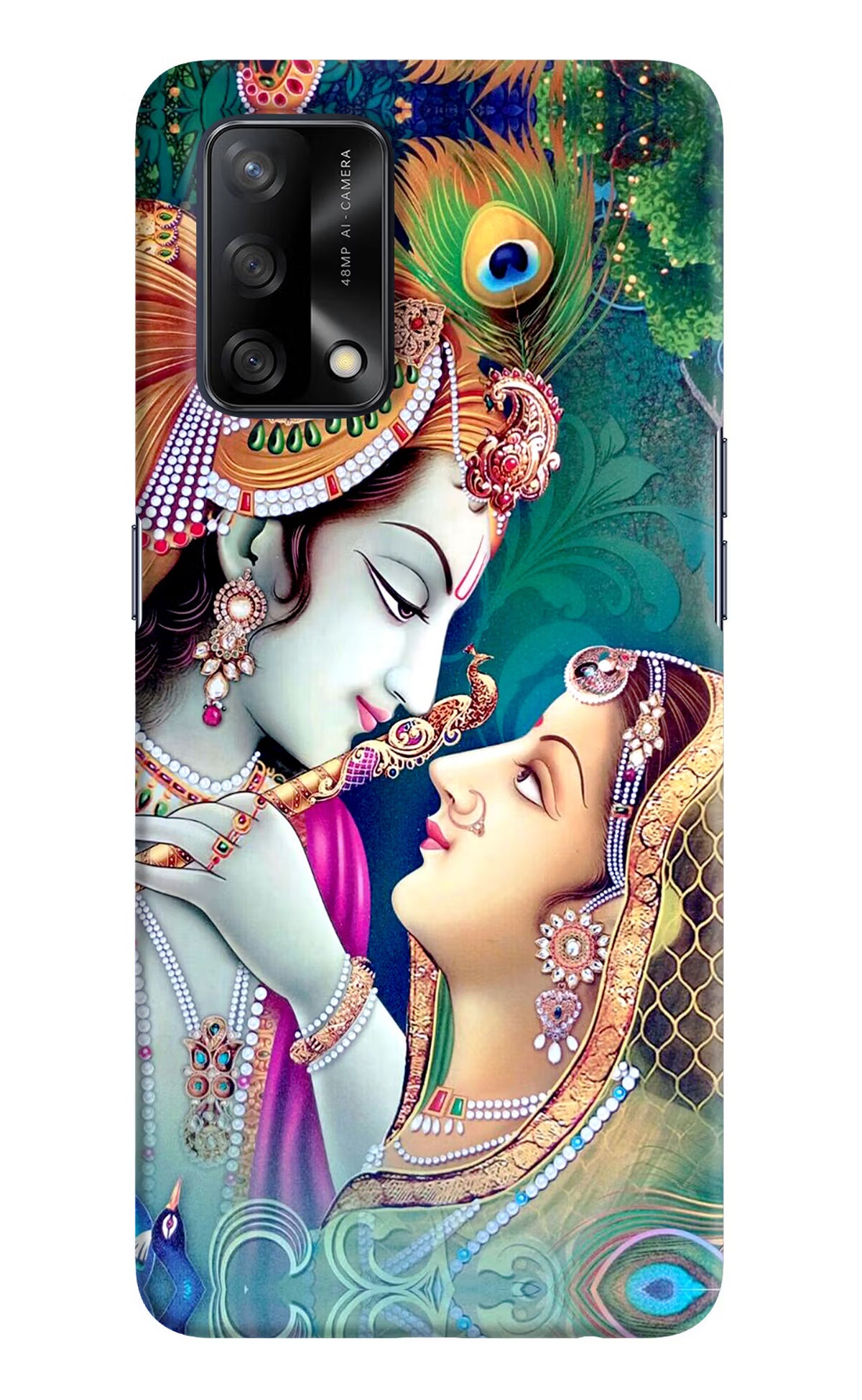 Lord Radha Krishna Oppo F19/F19s Hard Case Back Cover by Casekaro