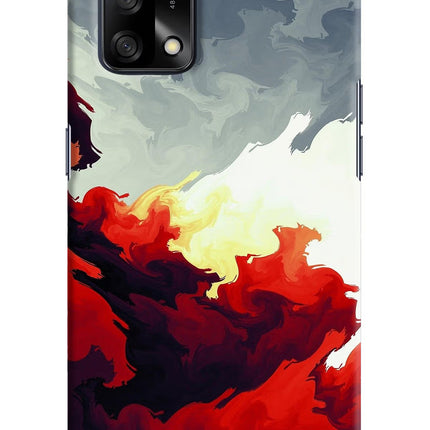 Fire Cloud Oppo F19/F19s Hard Case Back Cover by Casekaro