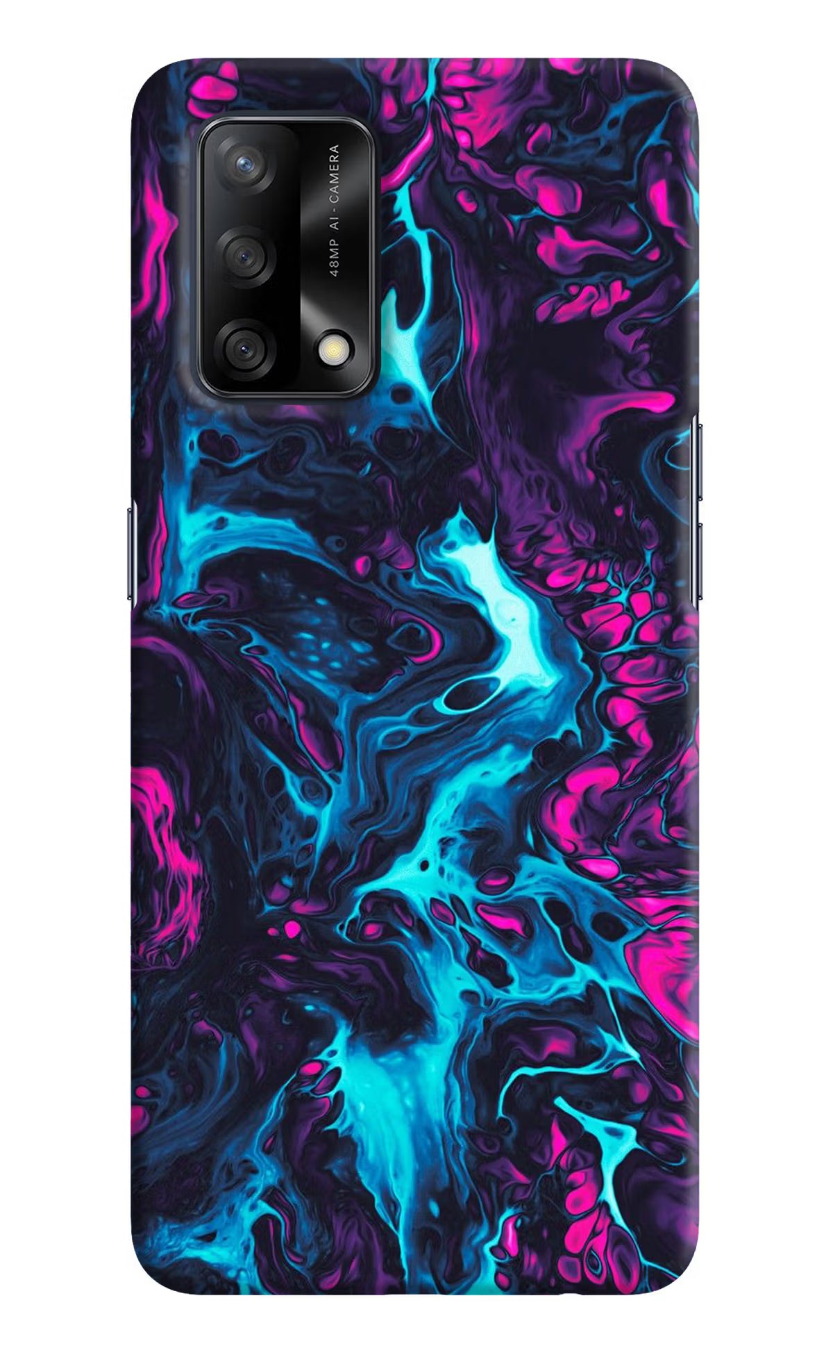 Abstract Oppo F19/F19s Hard Case Back Cover by Casekaro
