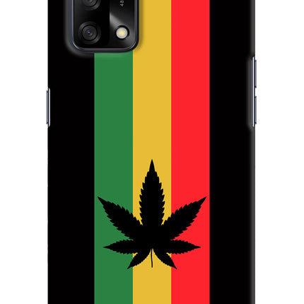 Weed Flag Oppo F19/F19s Hard Case Back Cover by Casekaro