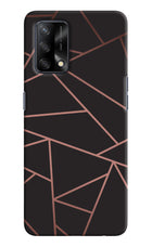 Geometric Pattern Oppo F19/F19s Hard Case Back Cover by Casekaro