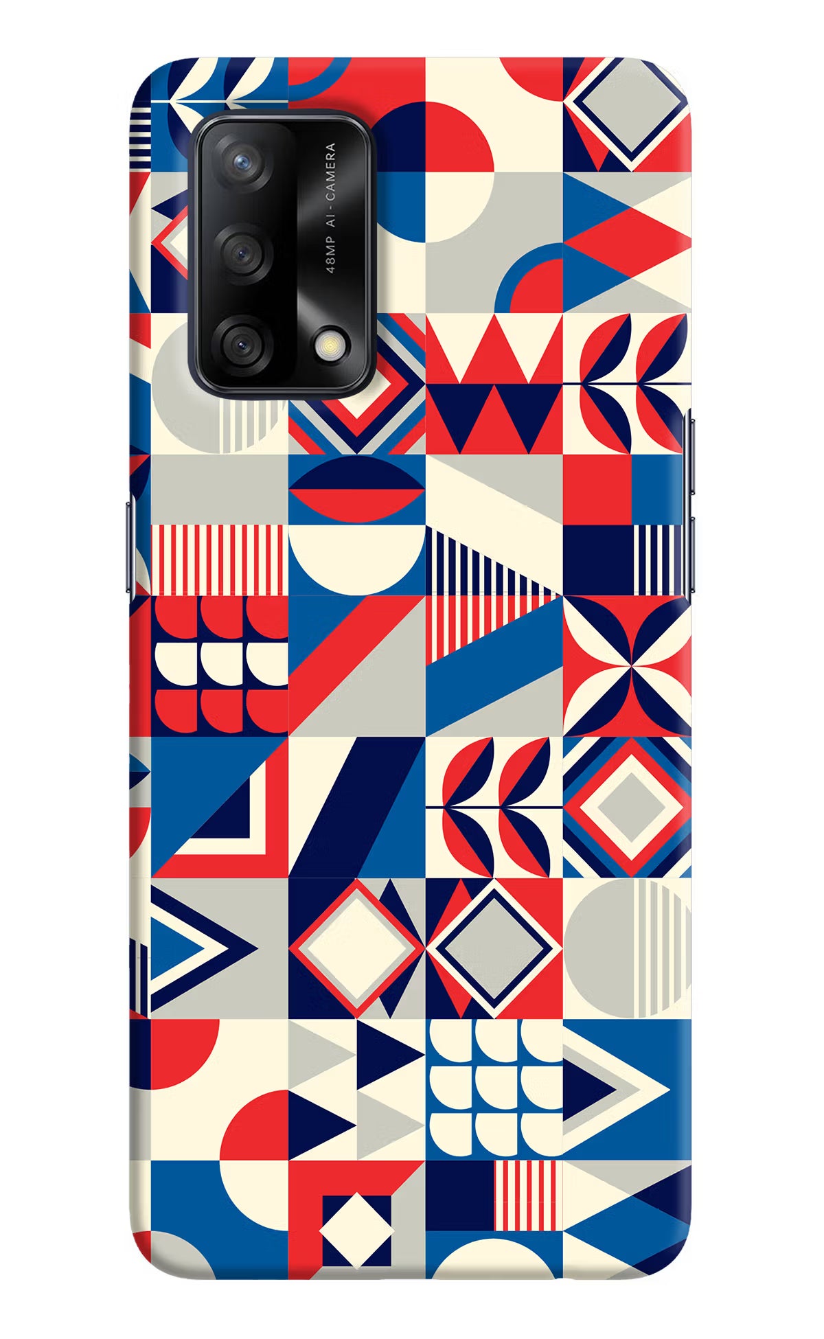 Colorful Pattern Oppo F19/F19s Hard Case Back Cover by Casekaro