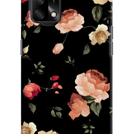 Flowers Oppo F19/F19s Hard Case Back Cover by Casekaro
