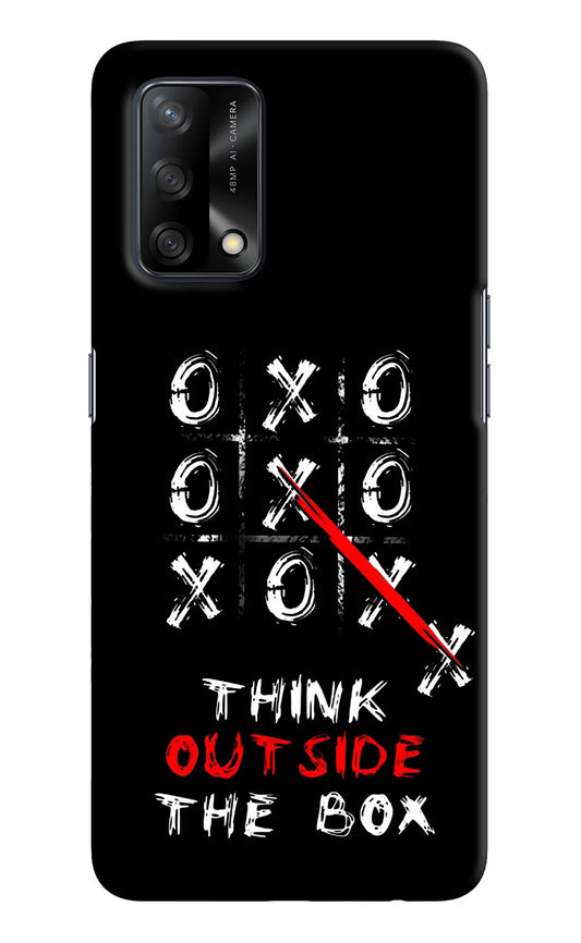 Think out of the BOX Oppo F19/F19s Hard Case Back Cover by Casekaro