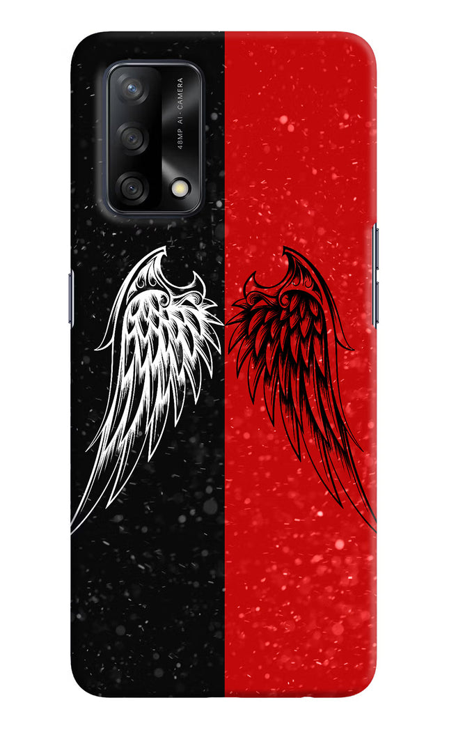 Wings Oppo F19/F19s Hard Case Back Cover by Casekaro