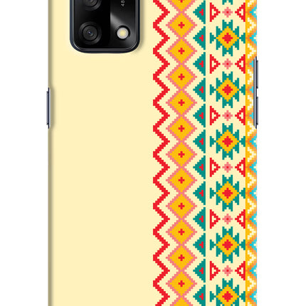 Ethnic Seamless Oppo F19/F19s Hard Case Back Cover by Casekaro