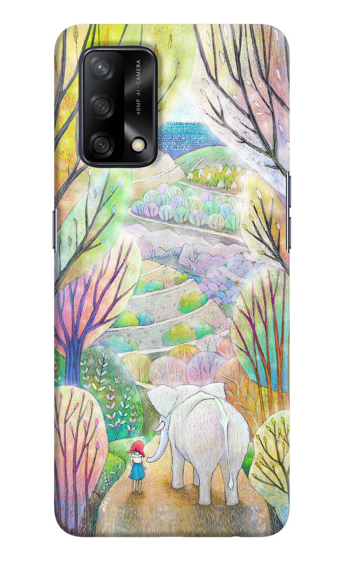 Nature Painting Oppo F19/F19s Hard Case Back Cover by Casekaro