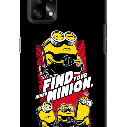 Find your inner Minion Oppo F19/F19s Hard Case Back Cover by Casekaro