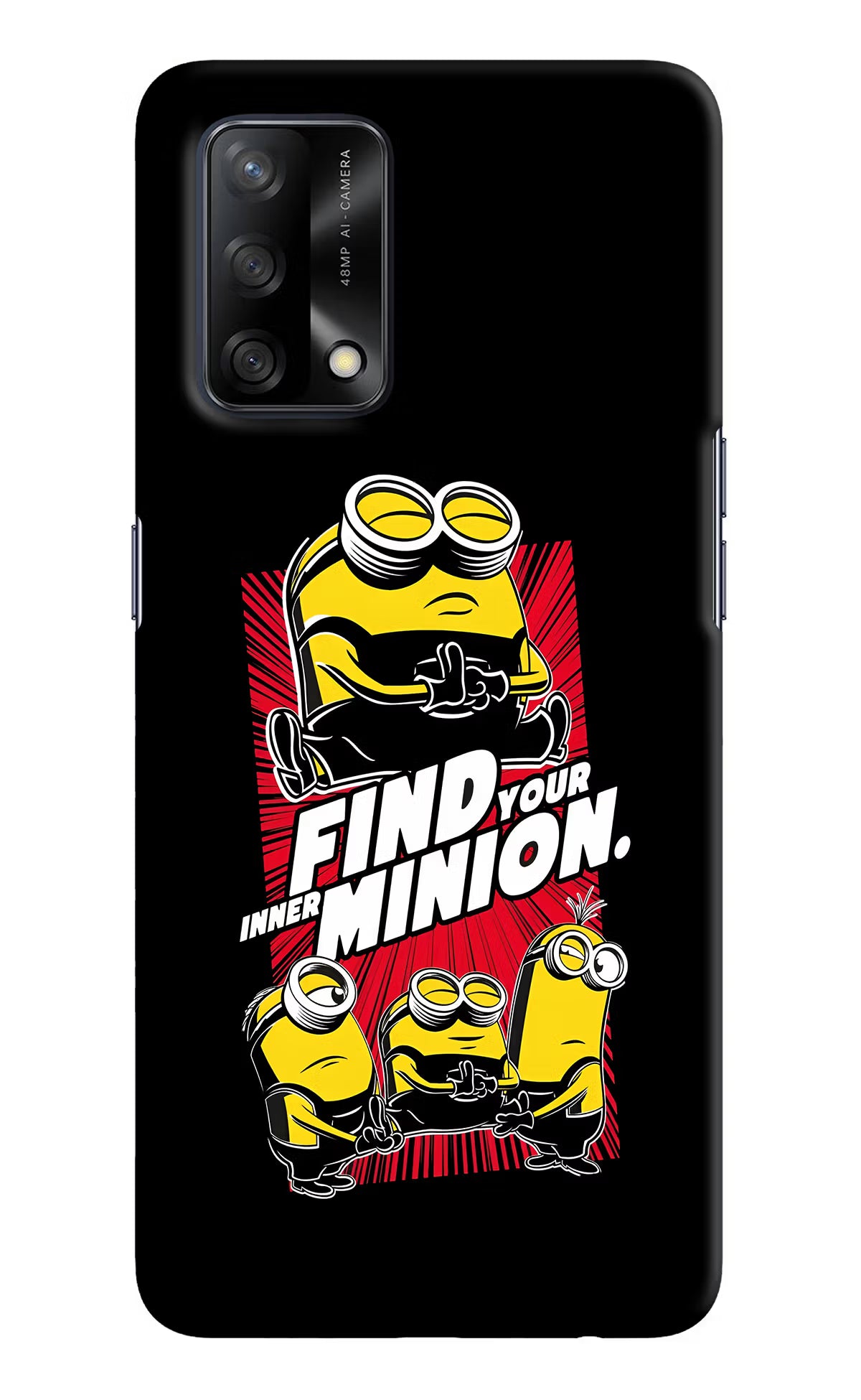 Find your inner Minion Oppo F19/F19s Hard Case Back Cover by Casekaro