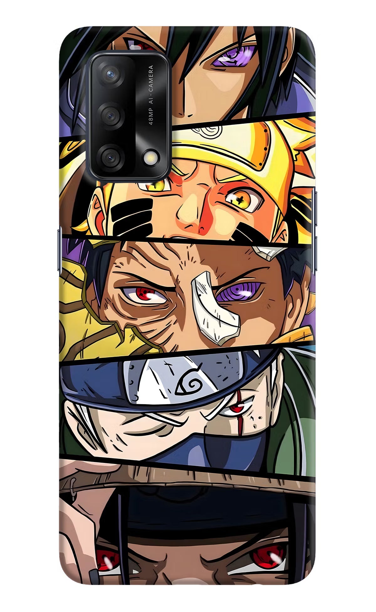 Naruto Character Oppo F19/F19s Hard Case Back Cover by Casekaro