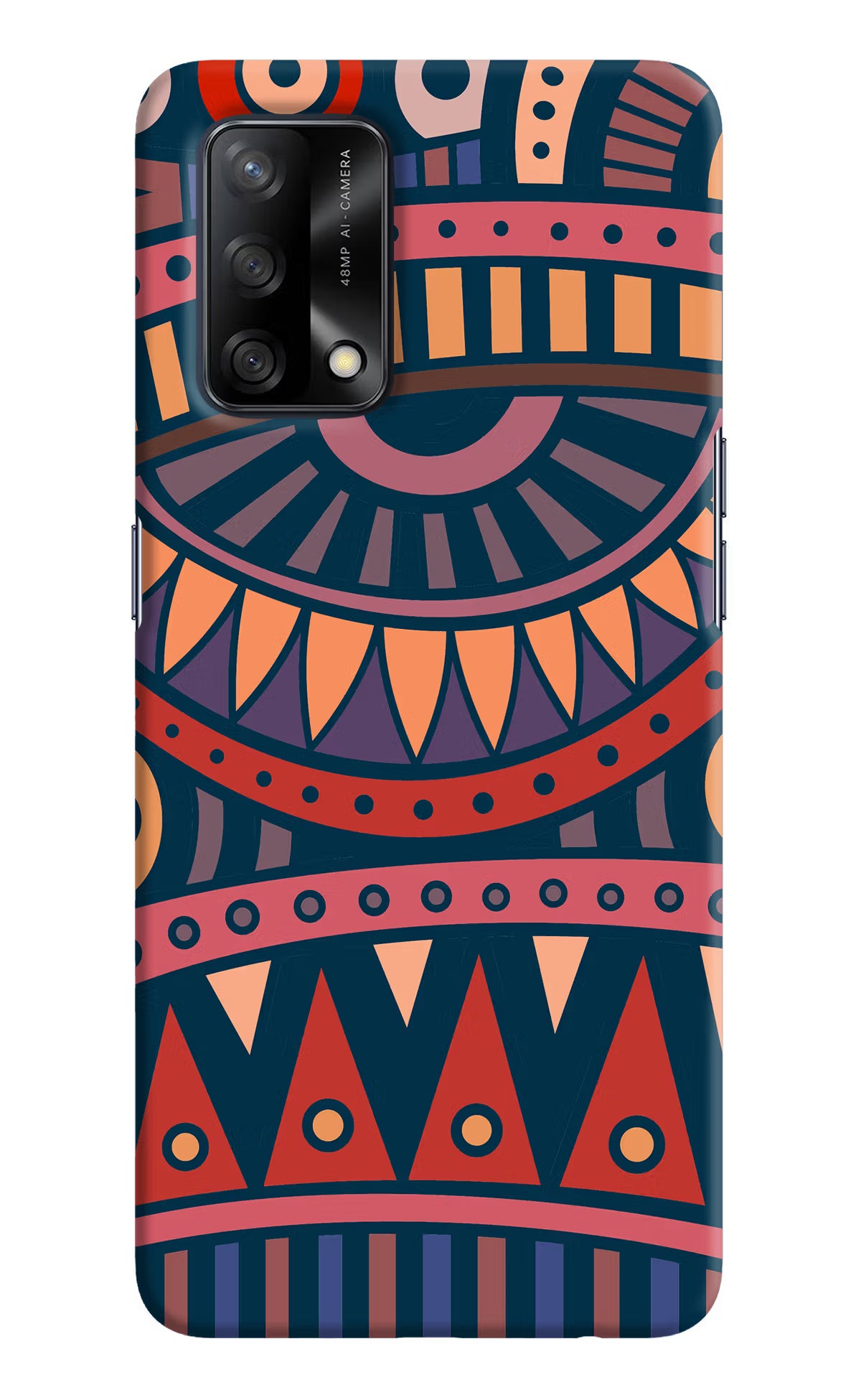 African Culture Design Oppo F19/F19s Hard Case Back Cover by Casekaro