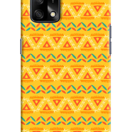 Tribal Pattern Oppo F19/F19s Hard Case Back Cover by Casekaro