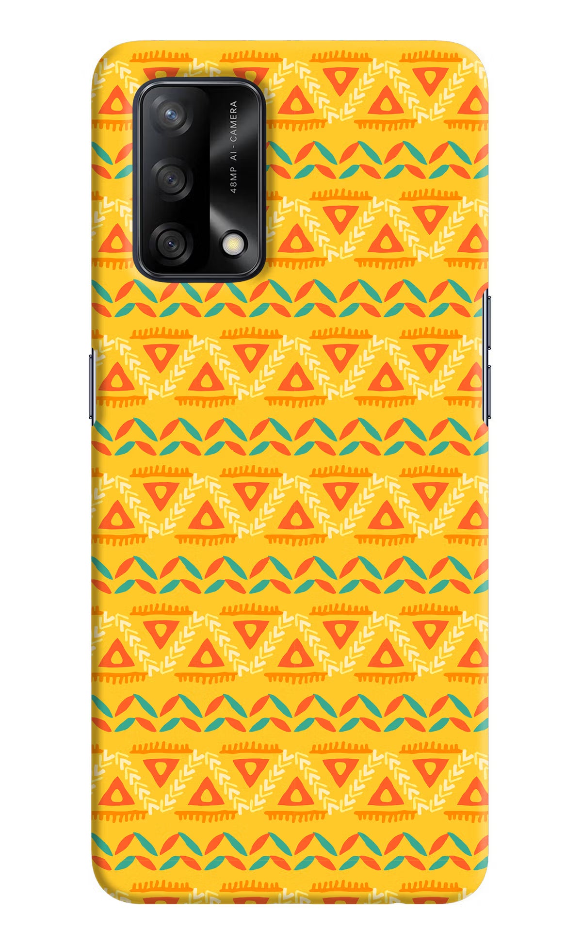 Tribal Pattern Oppo F19/F19s Hard Case Back Cover by Casekaro