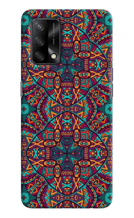 Colour Mandala Oppo F19/F19s Hard Case Back Cover by Casekaro