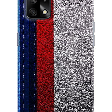 BMW Stripes Oppo F19/F19s Hard Case Back Cover by Casekaro