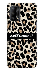 Leopard Print Self Love Oppo F19/F19s Hard Case Back Cover by Casekaro
