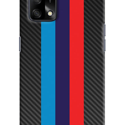 BMW Stripes Pattern Oppo F19/F19s Hard Case Back Cover by Casekaro