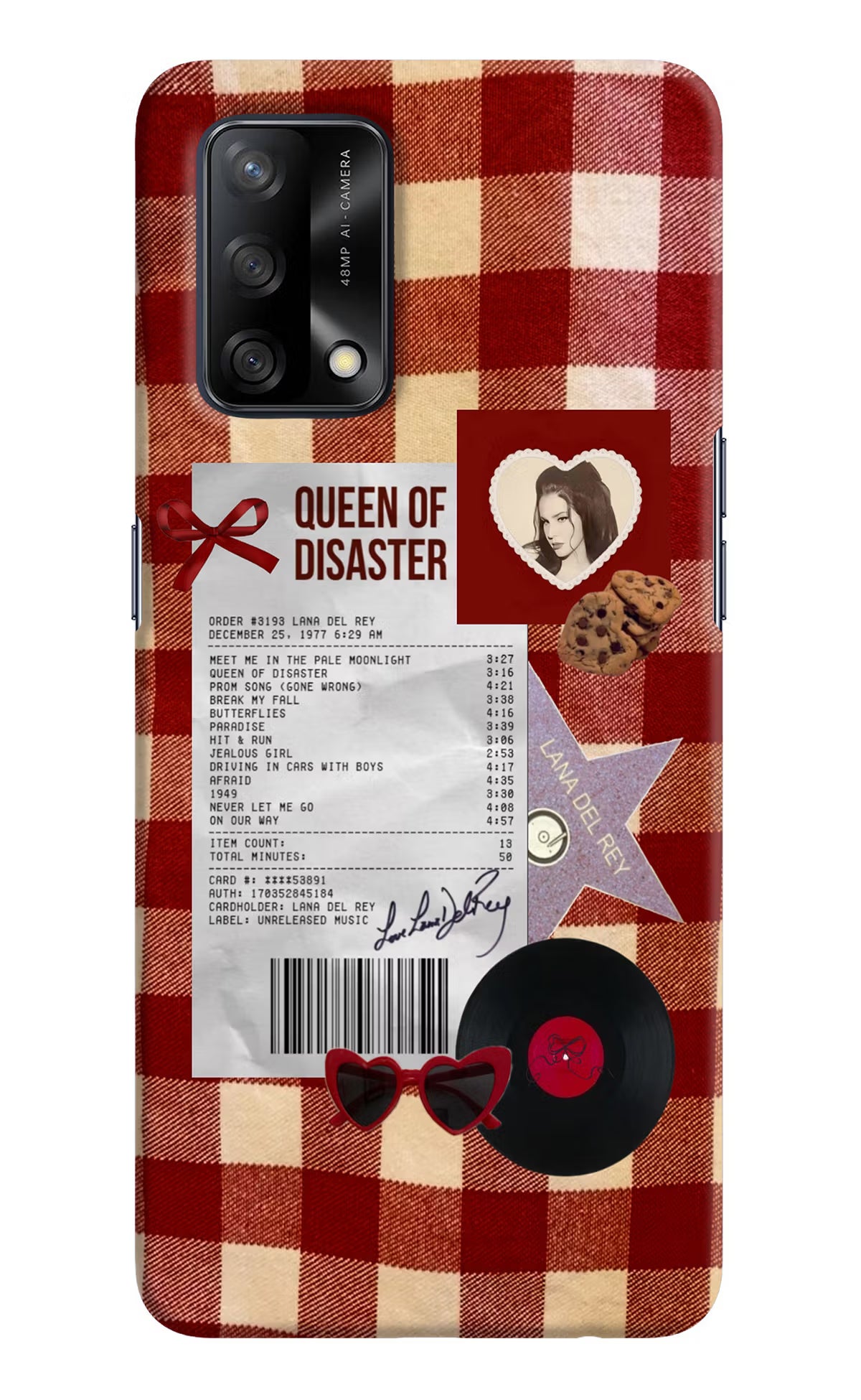 Queen of Disaster Oppo F19/F19s Hard Case Back Cover by Casekaro