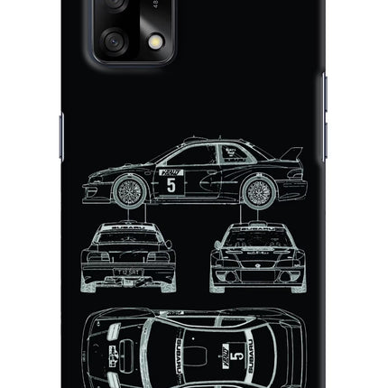 WRC'99 Oppo F19/F19s Hard Case Back Cover by Casekaro