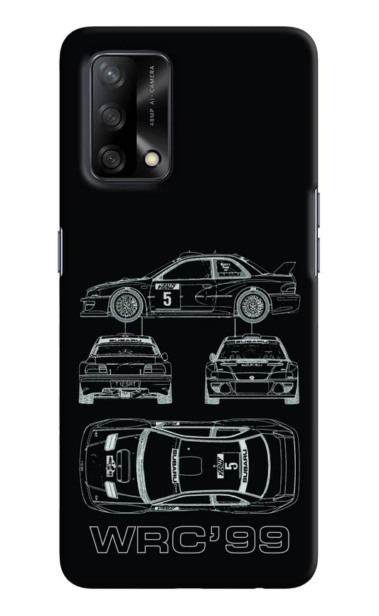 WRC'99 Oppo F19/F19s Hard Case Back Cover by Casekaro