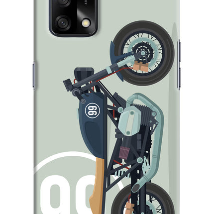 Classic Cafe Racer 99 Oppo F19/F19s Hard Case Back Cover by Casekaro