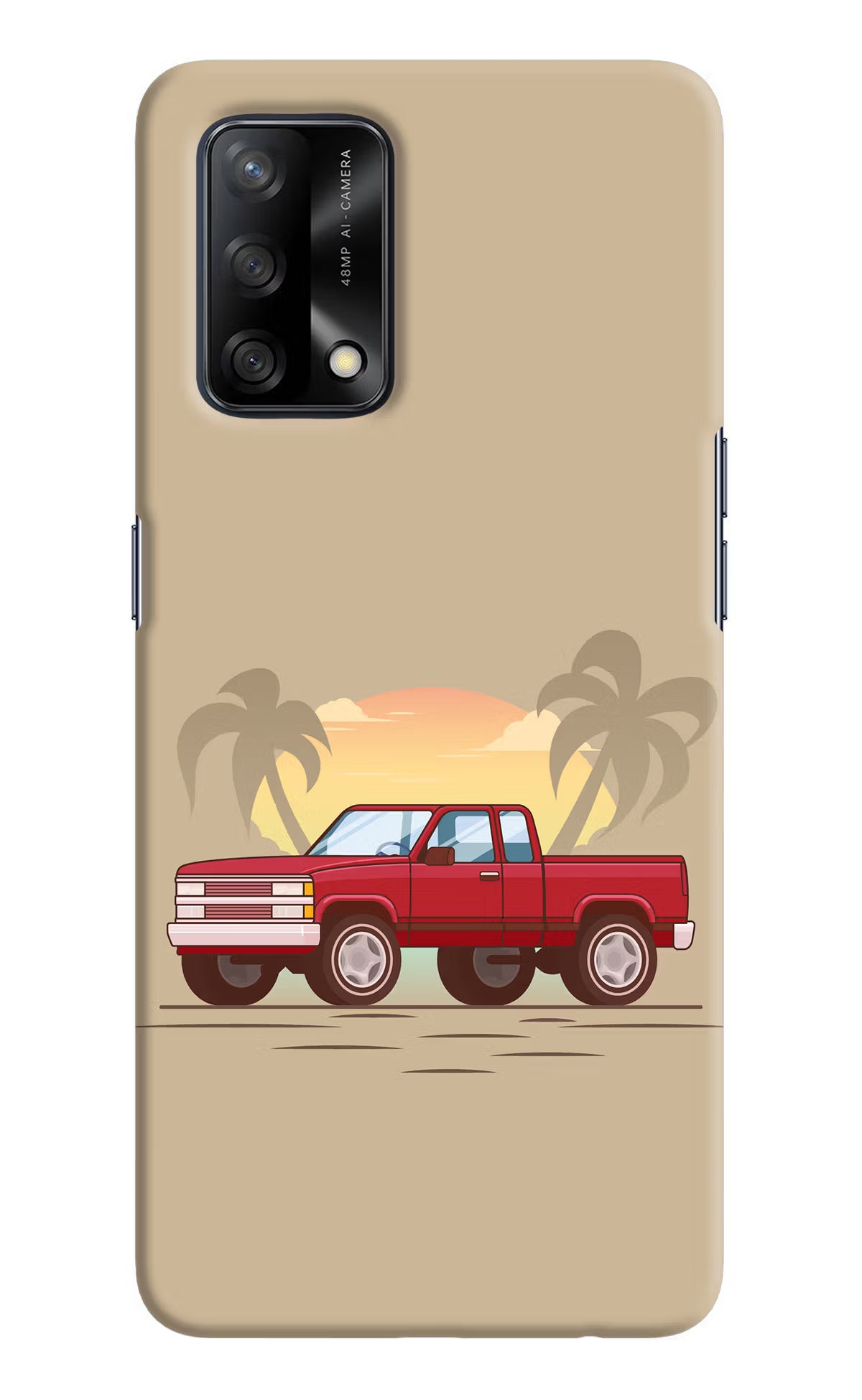 Desert Classic Drive Oppo F19/F19s Hard Case Back Cover by Casekaro