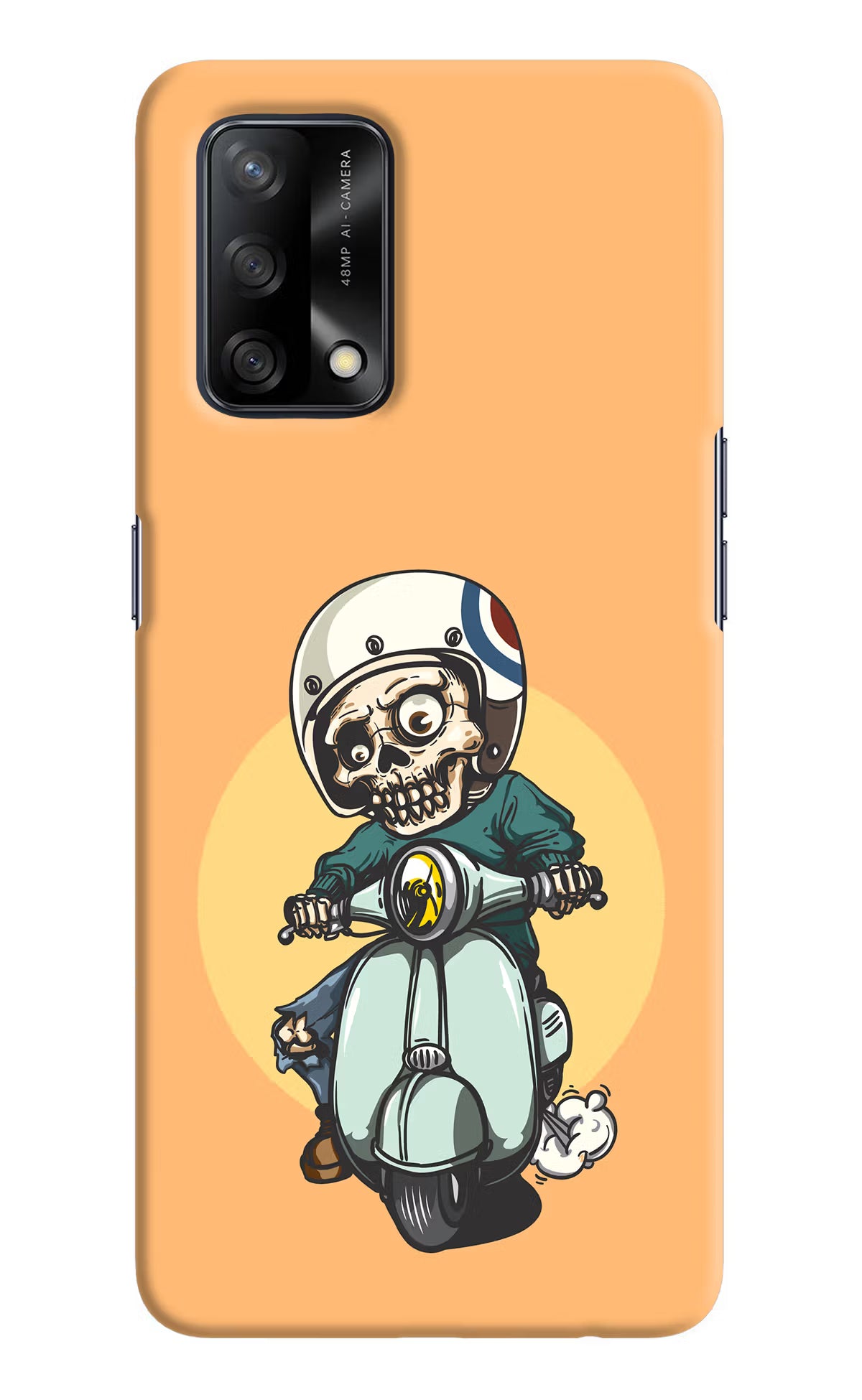 Undead Biker Oppo F19/F19s Hard Case Back Cover by Casekaro