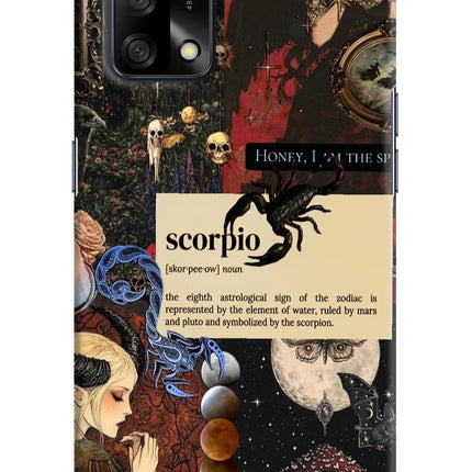 Scorpio Zodiac Oppo F19/F19s Hard Case Back Cover by Casekaro